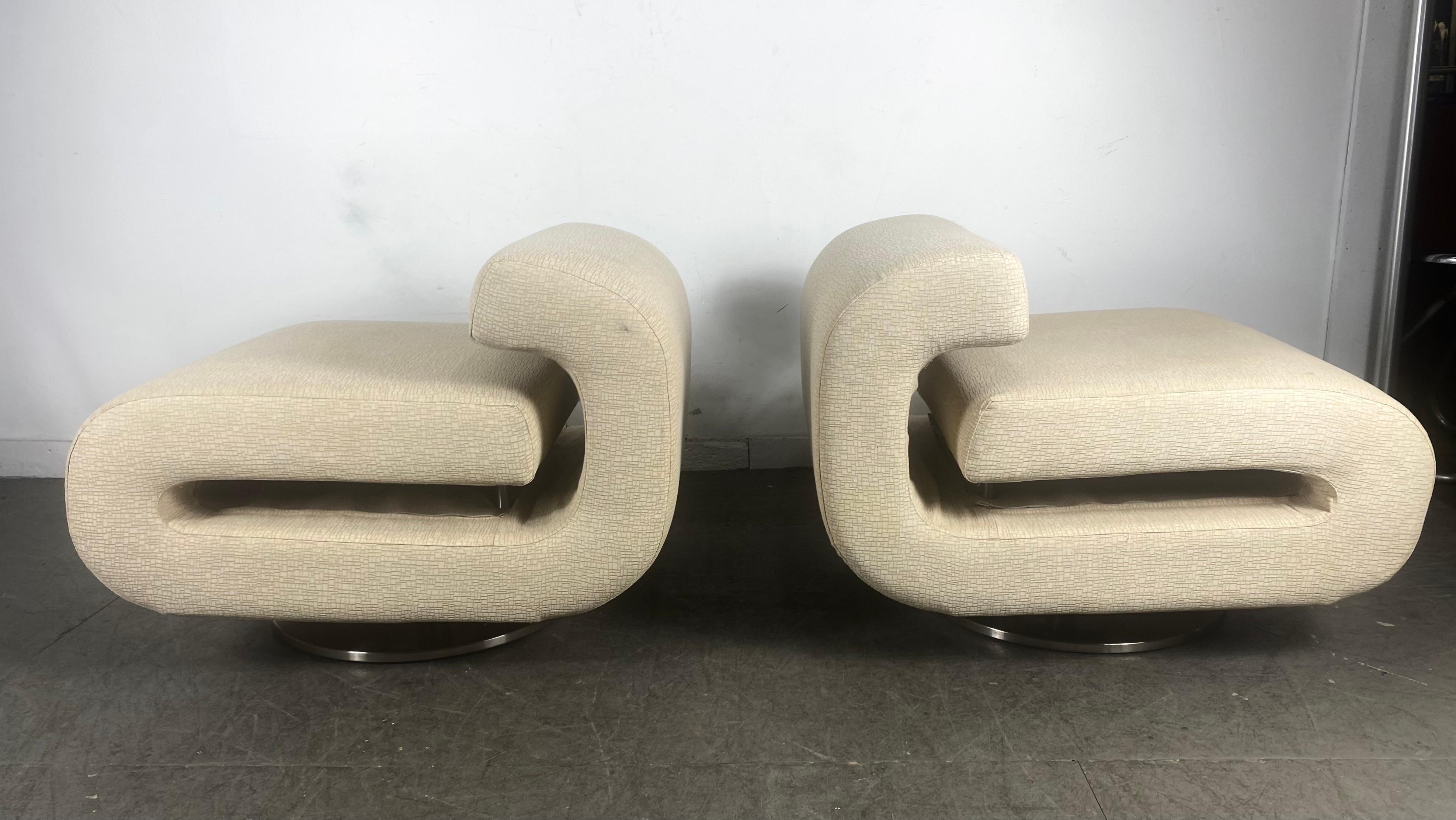 Space Age Contemporary Modernist 3-piece seating manner of Etienne Henri Martin