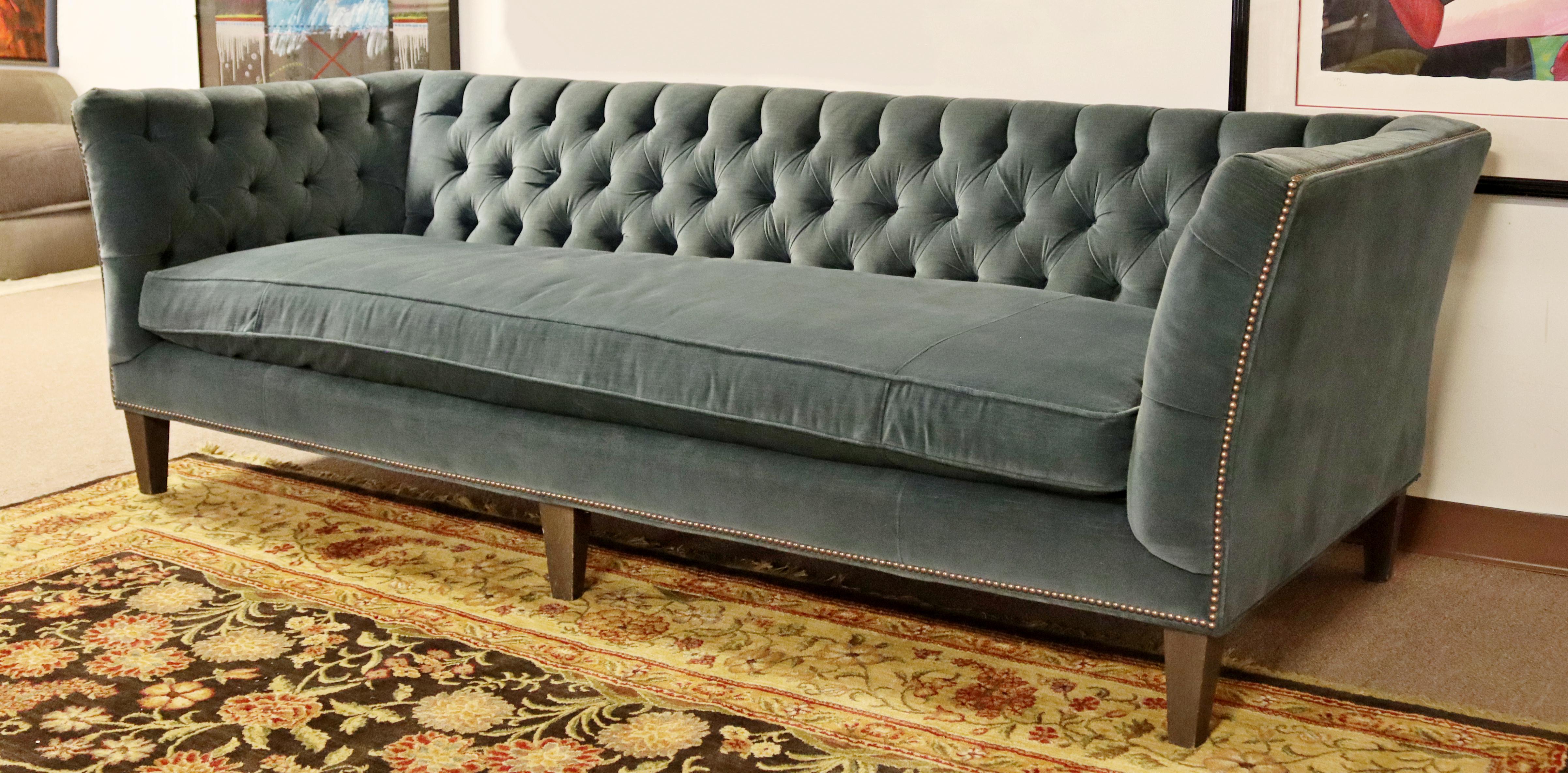 arhaus velvet sofa