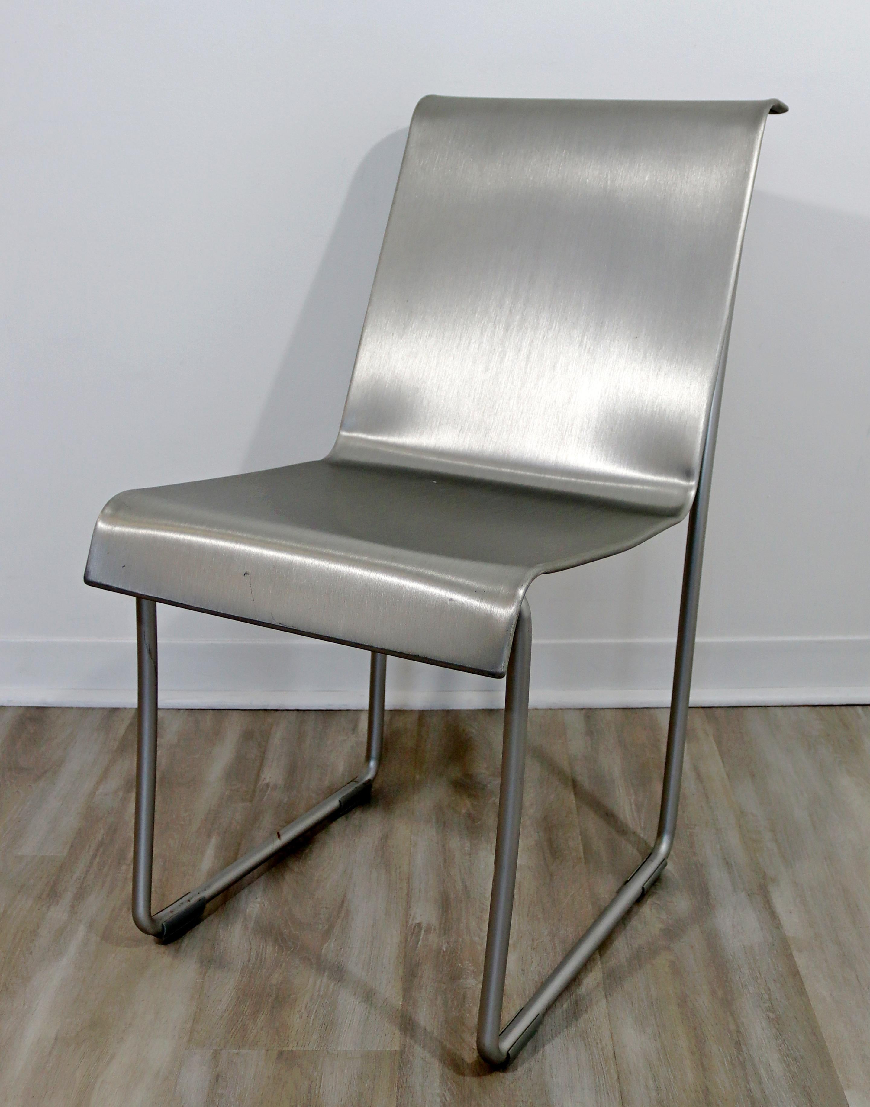 Contemporary Modernist Emeco Superlight Brushed Aluminum Chair by Frank Gehry In Good Condition In Keego Harbor, MI