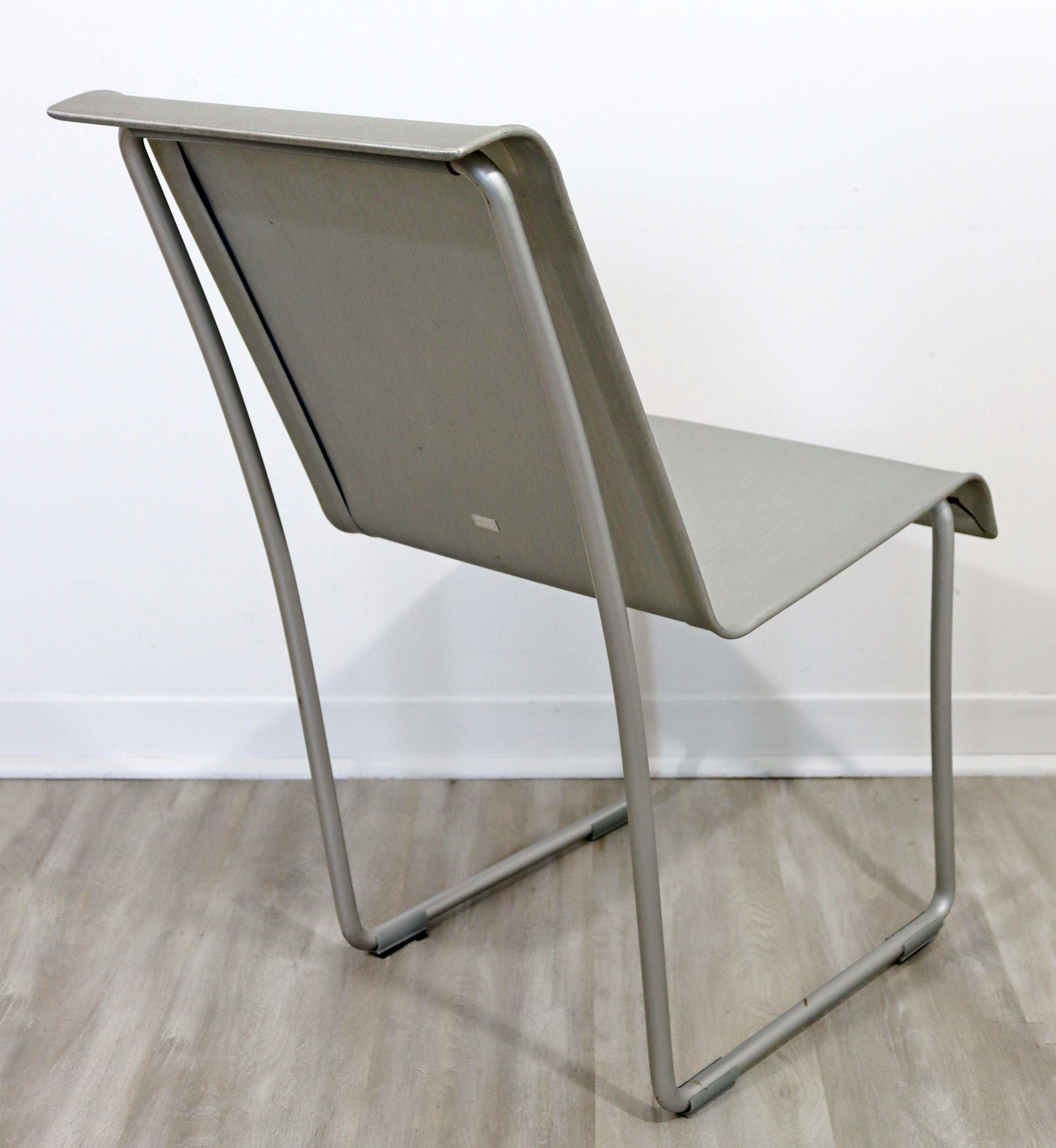 Contemporary Modernist Emeco Superlight Brushed Aluminum Chair by Frank Gehry 4