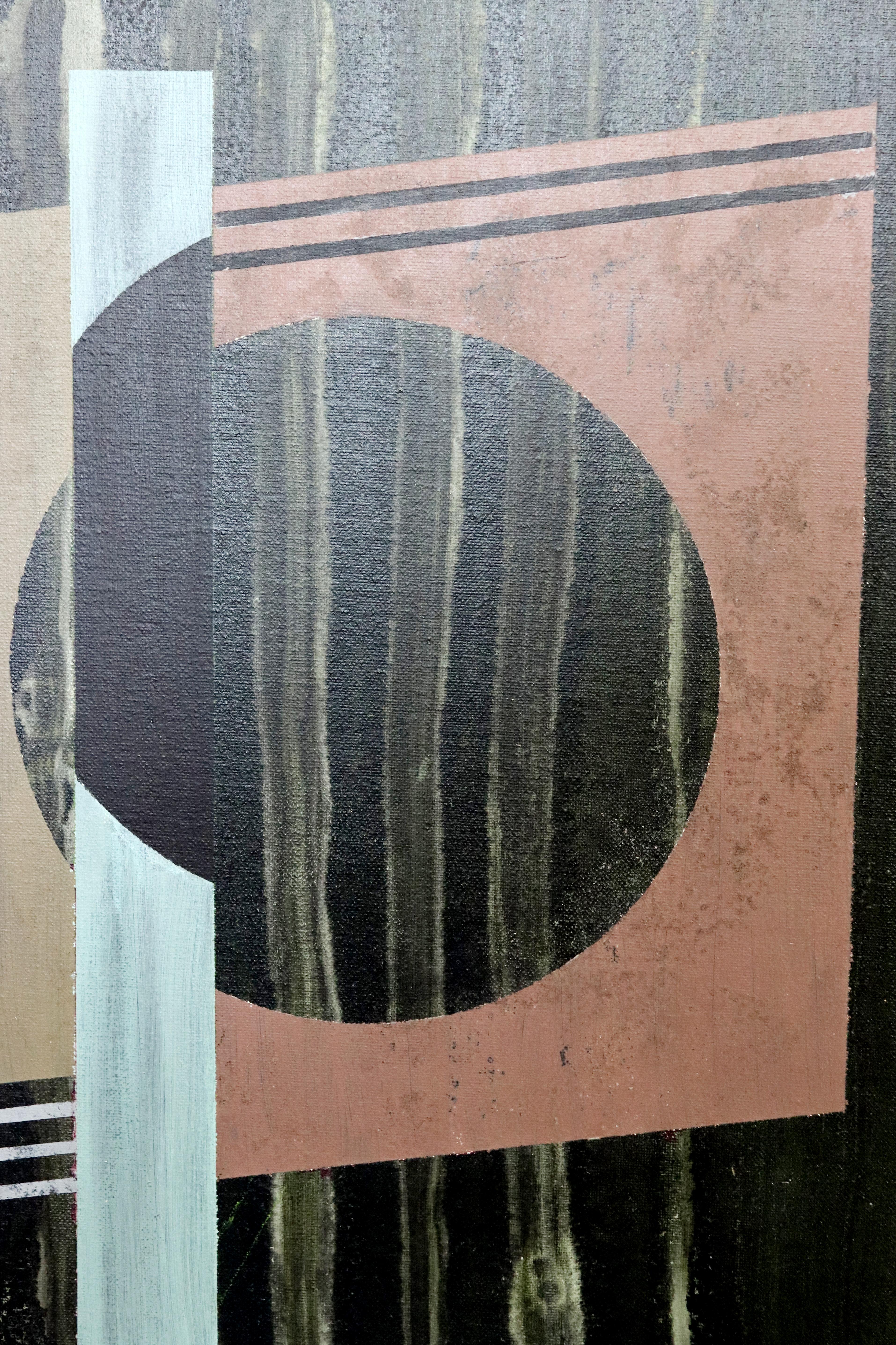Framed Gunda Hass, signiertes Gemälde auf Karton, zeitgenössische Moderne, 2016 Kugel (21. Jahrhundert und zeitgenössisch) im Angebot