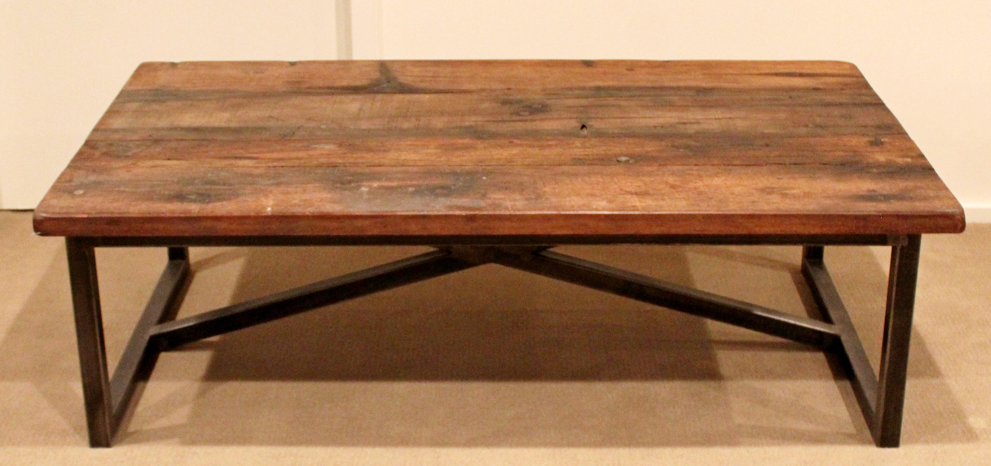 rectangular wood coffee table