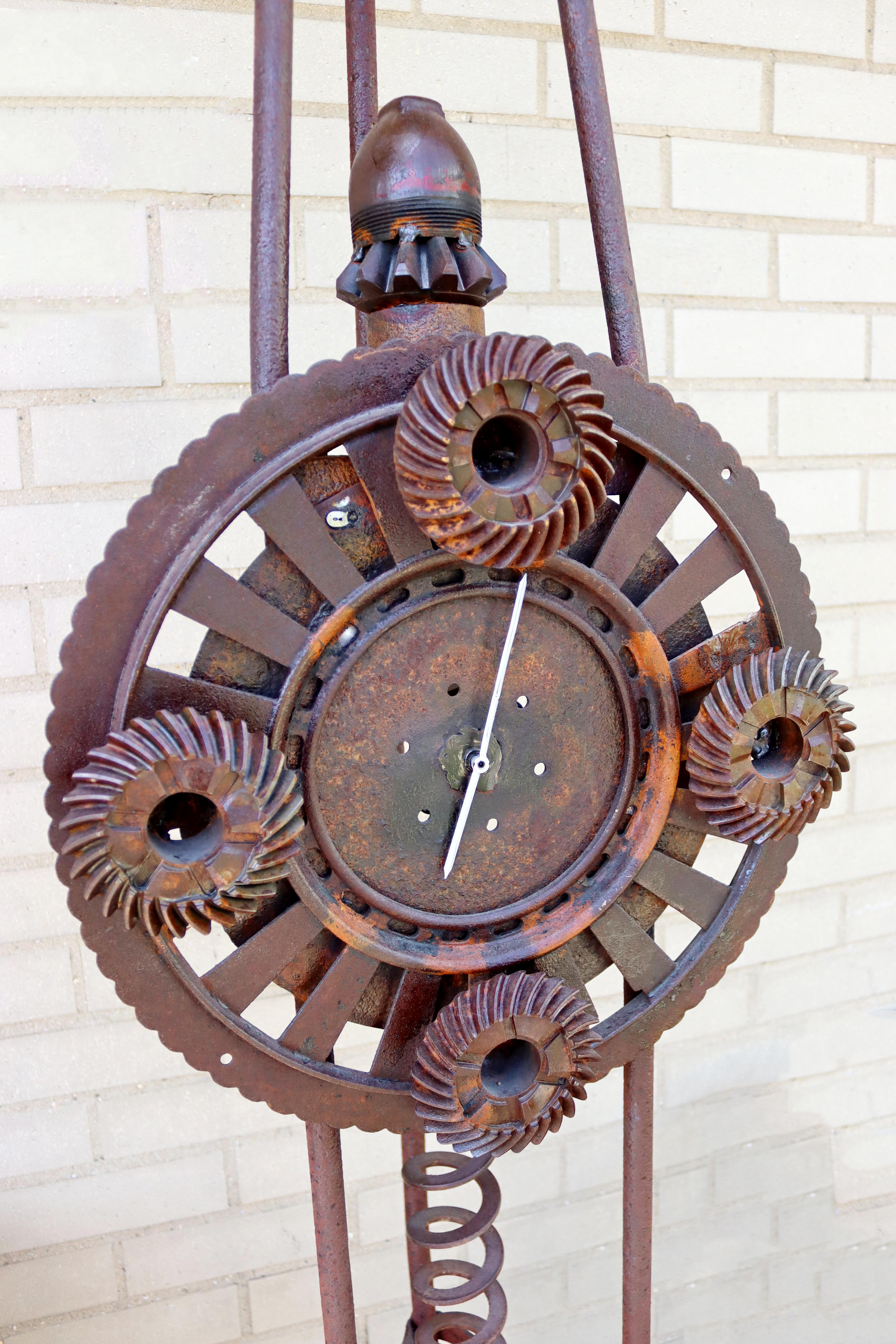 standing outdoor clock
