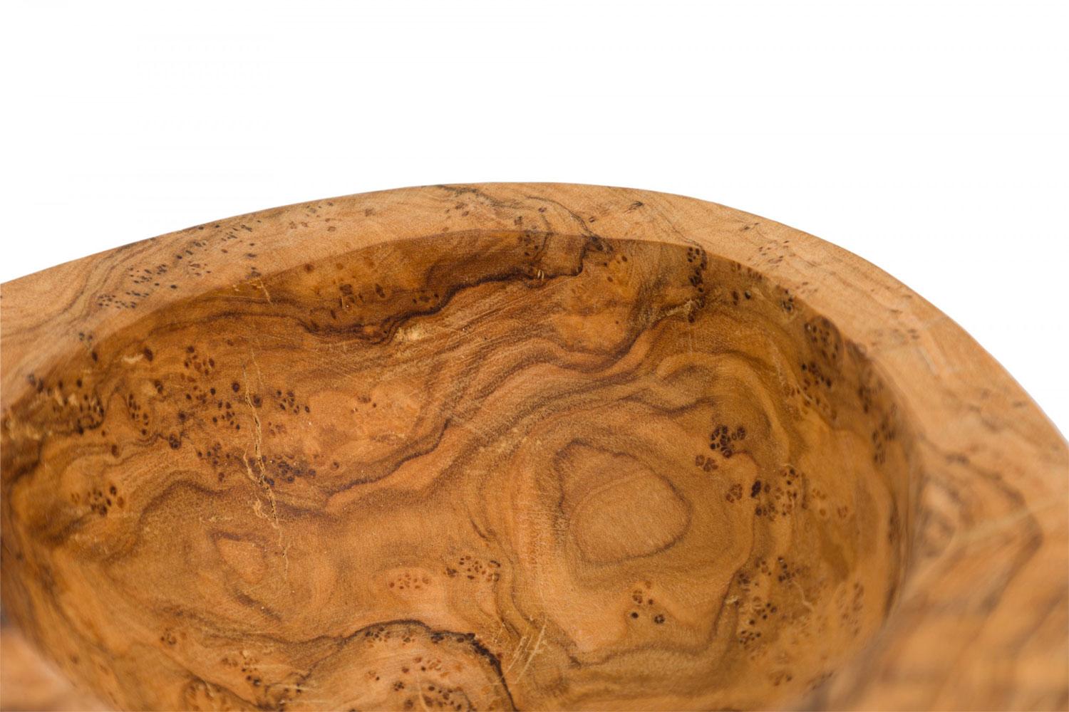 Contemporary Modernist Olive Wood Multi-Compartment Tray im Angebot 2