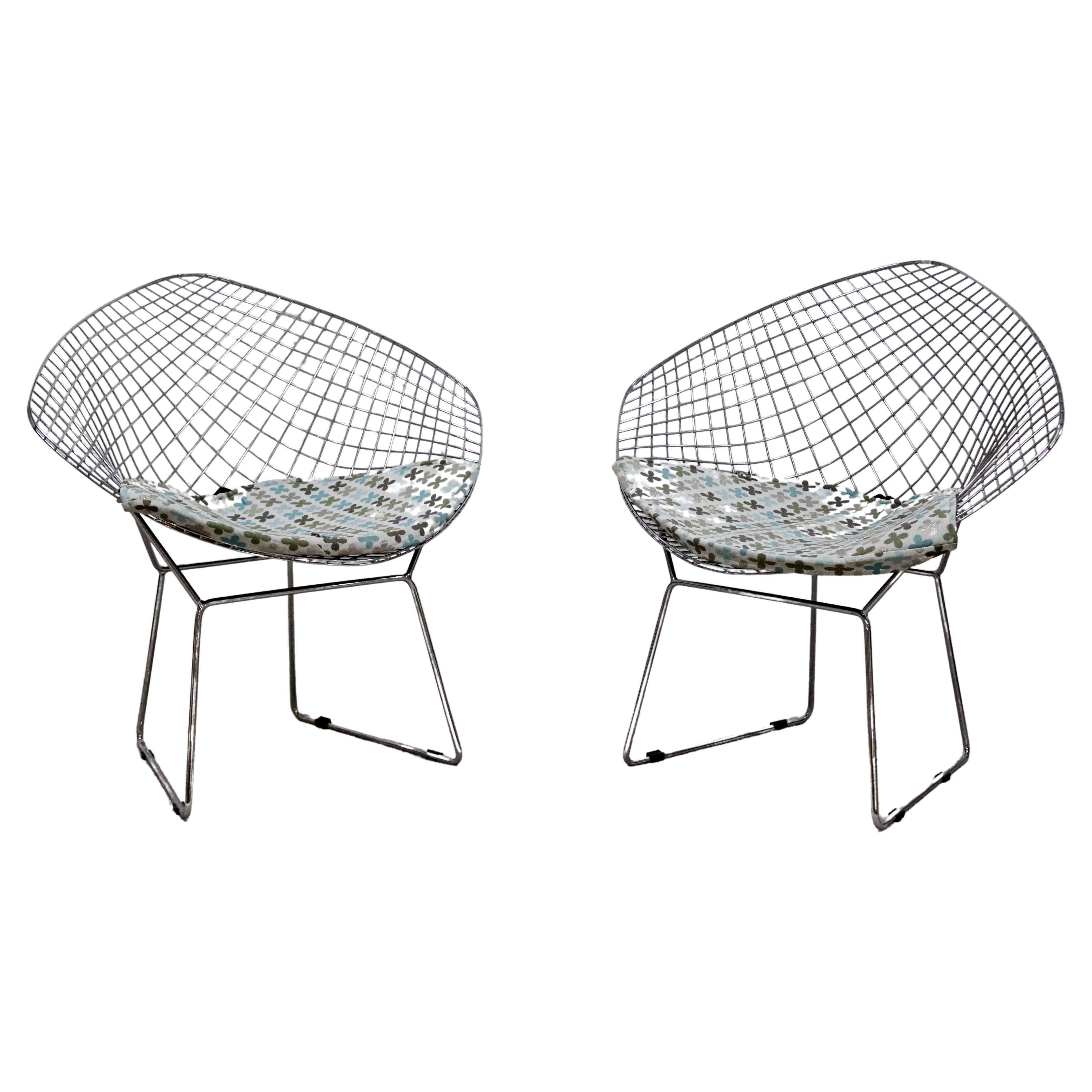 Pair of Kid's Bertoia Wire Chairs at 1stDibs