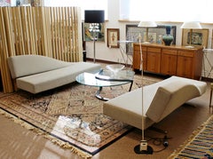 Contemporary Modernist Pair of Sculptural Left Facing Aspen Sofas Cassina, Italy