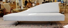 Contemporary Modernist Sculptural Left Facing Aspen Sofa by Cassina Italy Gray
