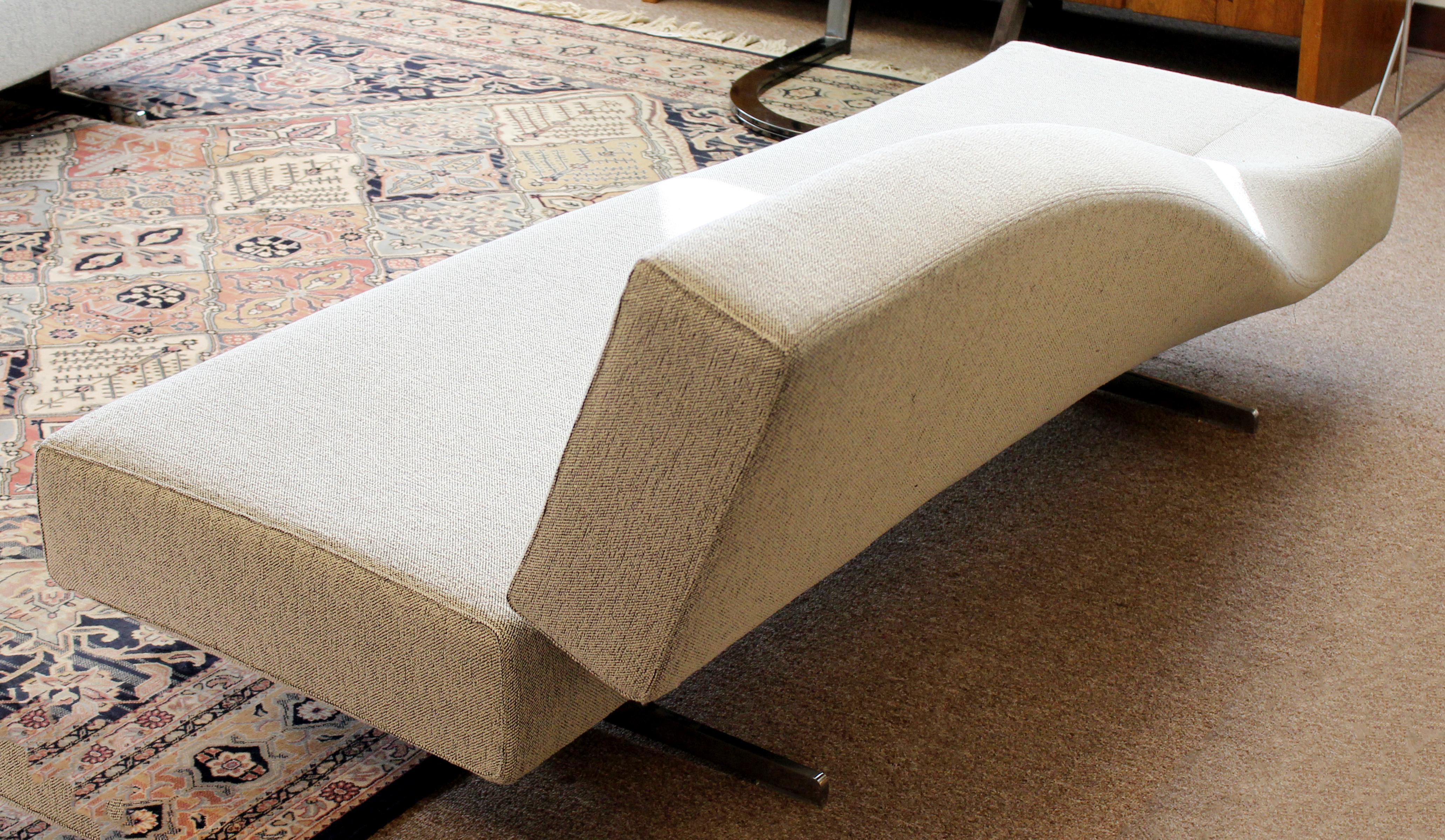 Fabric Contemporary Modernist Sculptural Left Facing Aspen Sofa by Cassina Italy Gray