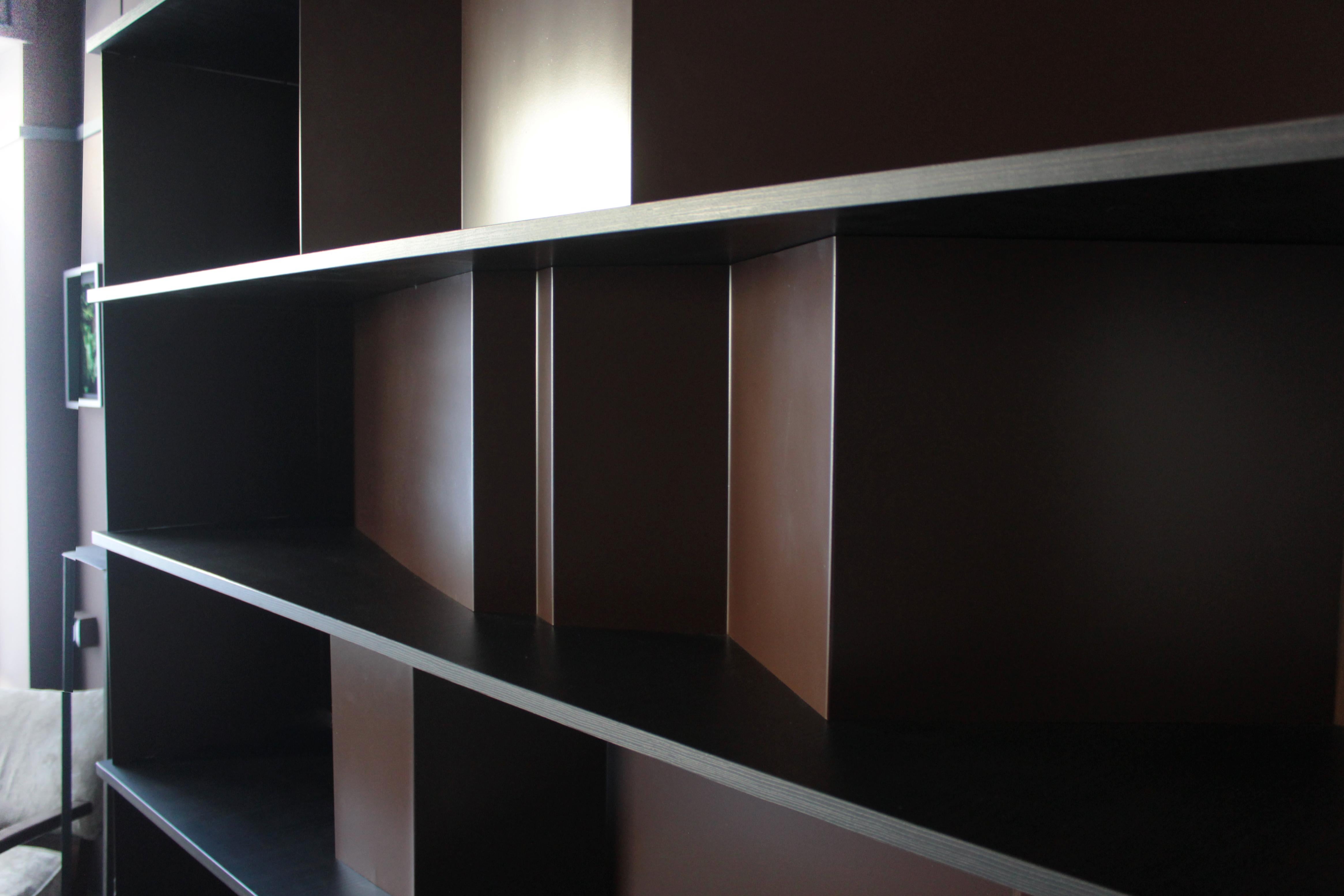custom library shelves