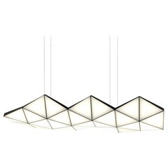 Contemporary Modular Pendant Carbon Light TRI26 by Tokio