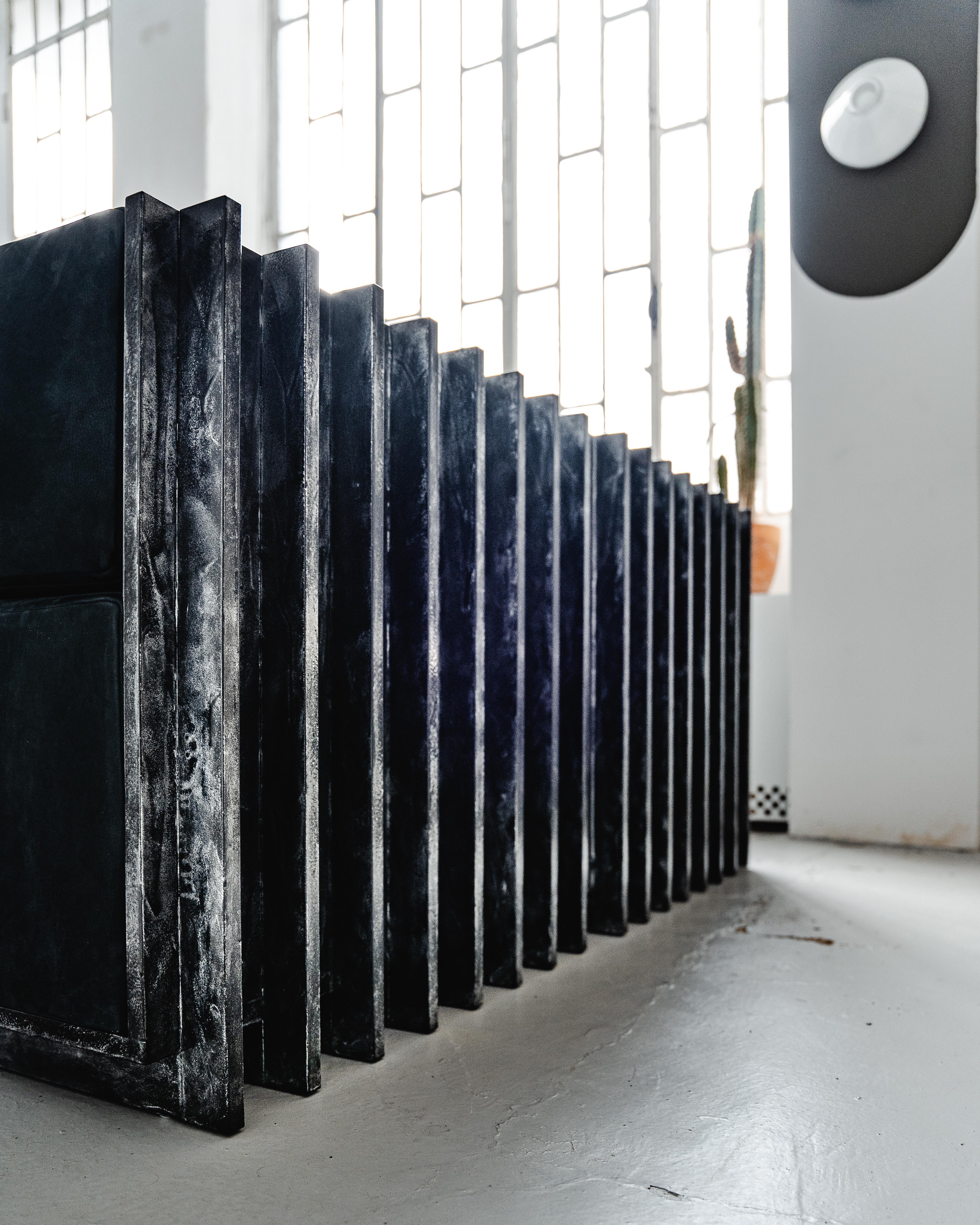 Contemporary modular Sofa & Armchairs LAmè system, brutalist furniture Moderno en venta