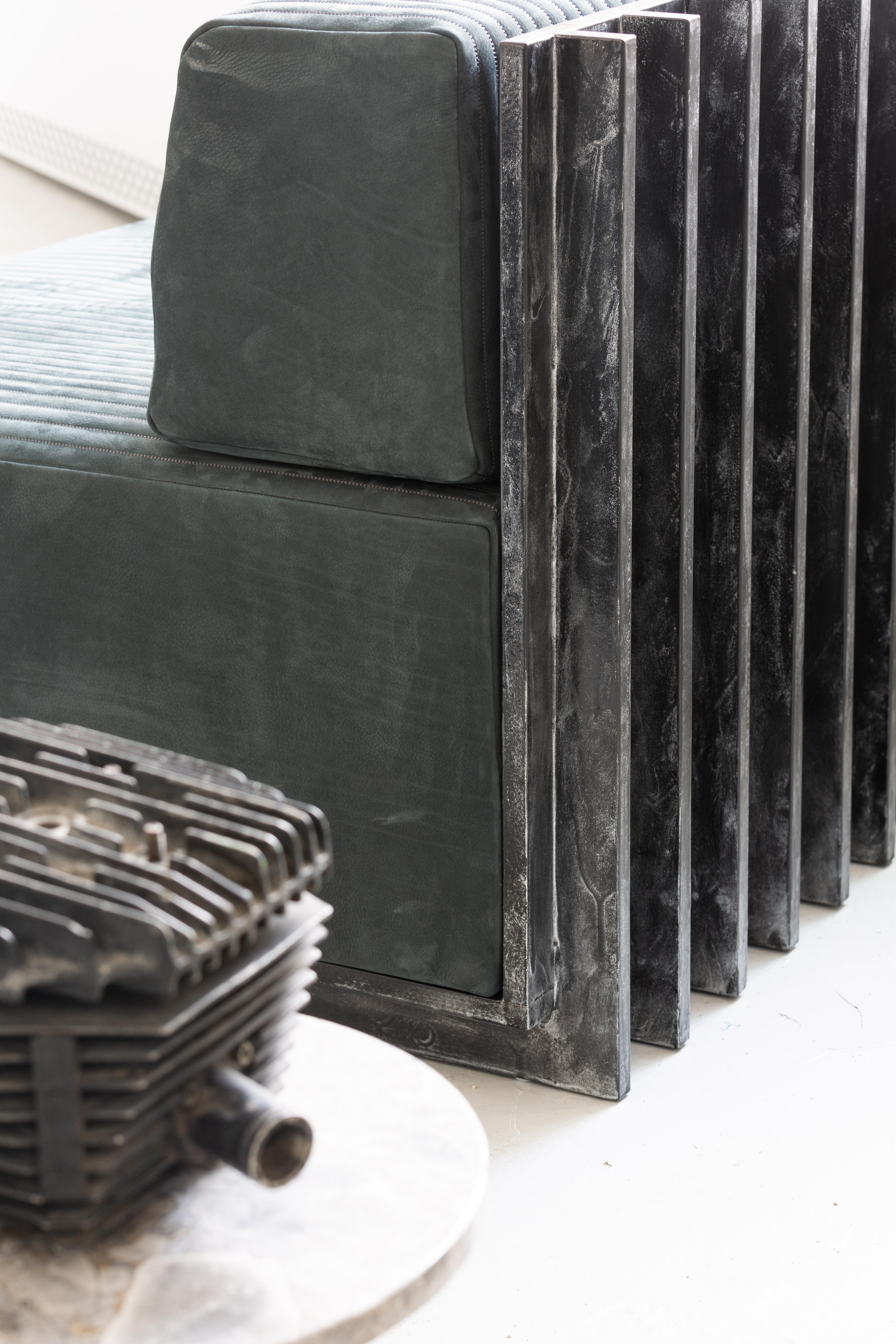 Contemporary modular Sofa & Armchairs LAmè system, brutalist furniture en Bueno estado para la venta en Milano, IT