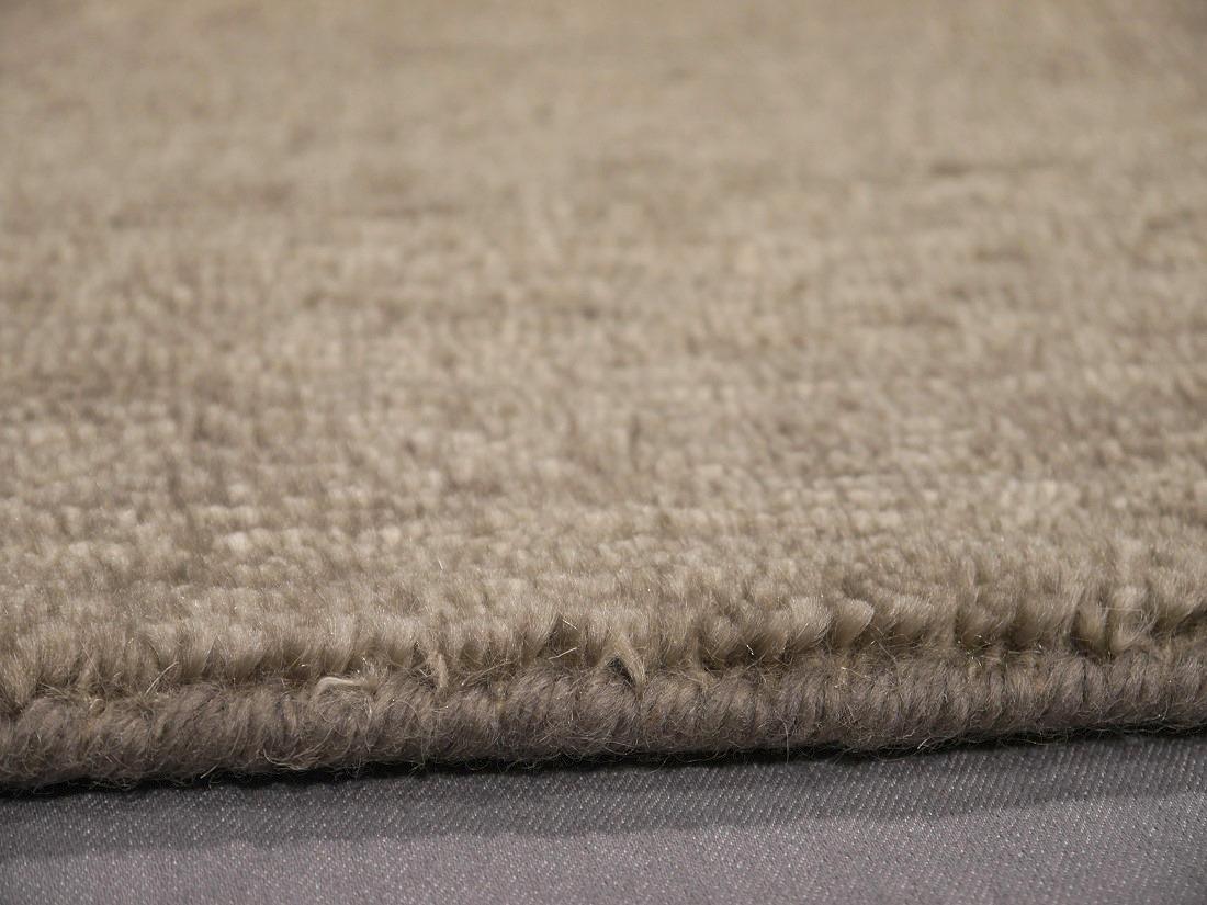 Hand-Knotted Contemporary Mohair Luxury Rug Hand Knotted Vintage Khaki Djoharian Collection For Sale