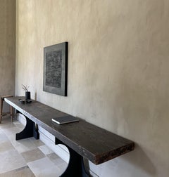 Zeitgenössische monochrome organische Malerei von Hymn of Silence "Gerahmte Freiheit"