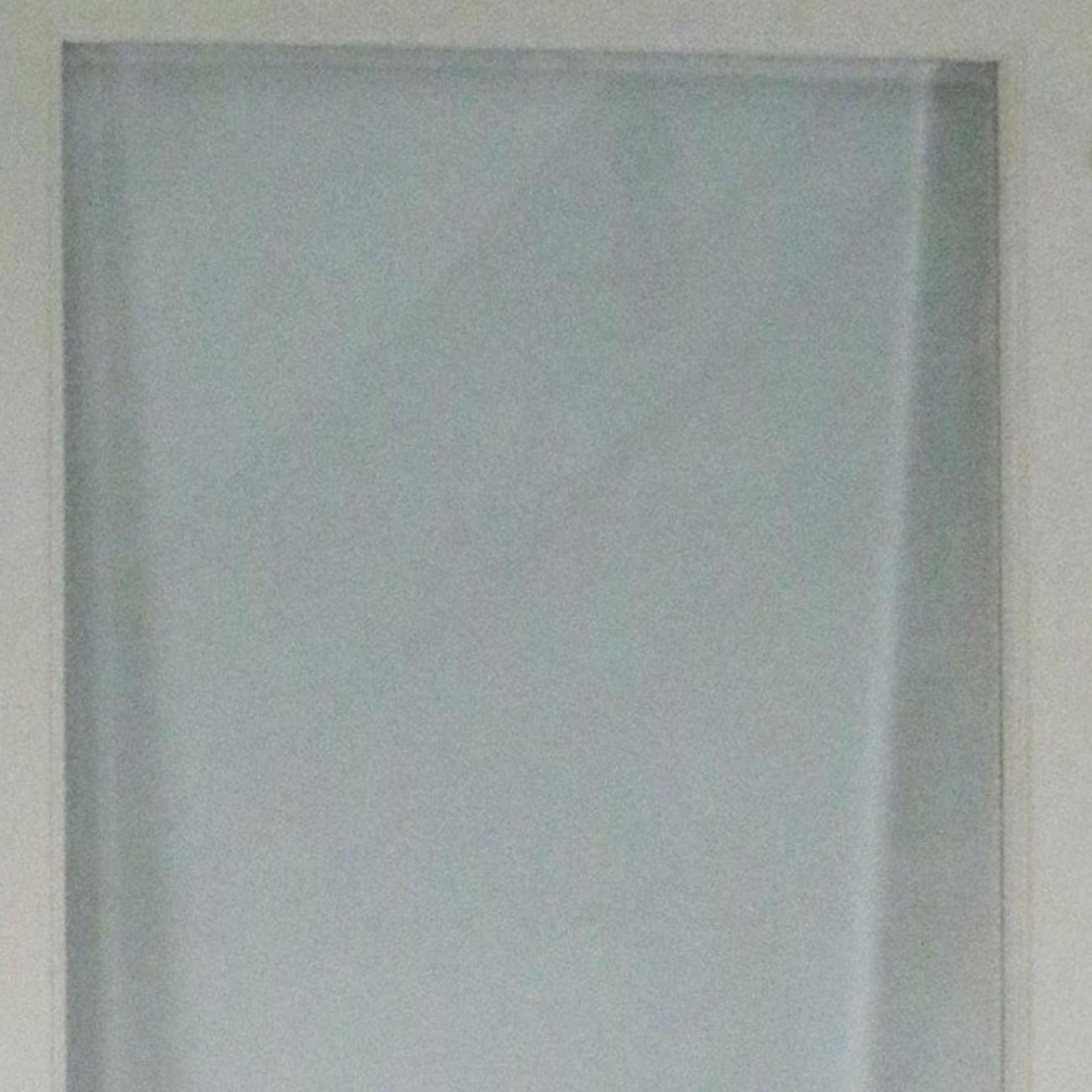 Modern Contemporary Monumental Three Fold White Wood and Glass Screen/Room Divider For Sale