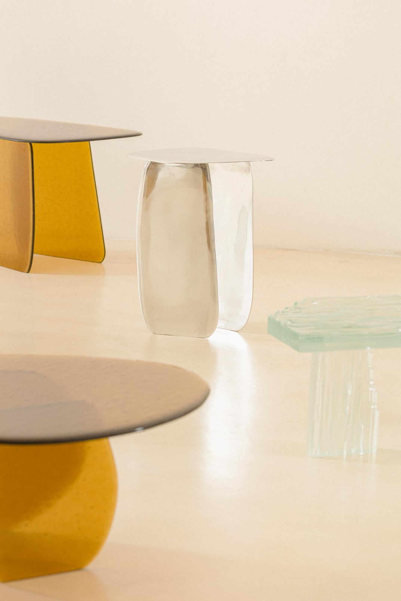 Table d'appoint contemporaine Morfa Nº 01 par Lucas Recchia, 2019 Excellent état - En vente à New York, NY