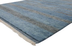 New Contemporary Moroccan Area Rug with Coastal Boho Chic Style