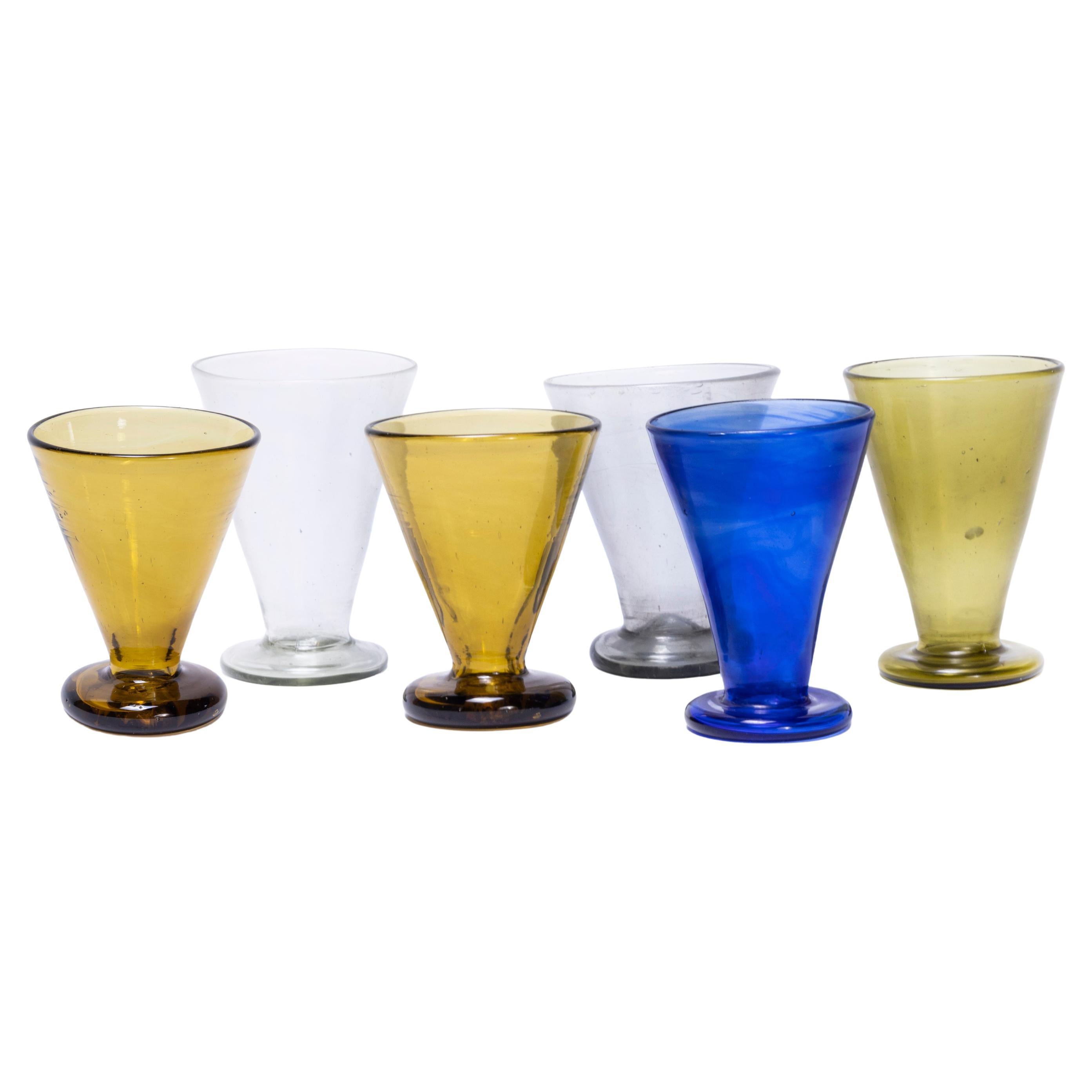 Vasos cónicos marroquíes contemporáneos - Juego de seis