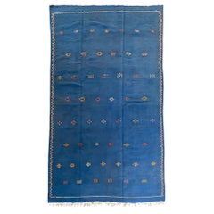 Zeitgenössischer marokkanischer Flachgewebe-Teppich