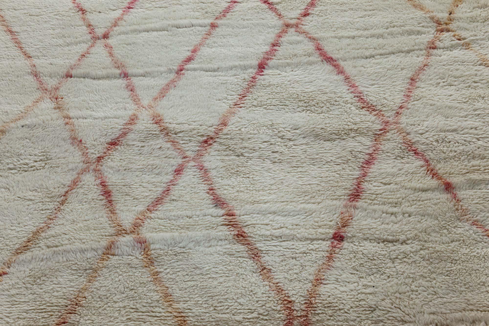 Marokkanischer geometrischer Wollteppich von Doris Leslie Blau im Zustand „Neu“ im Angebot in New York, NY