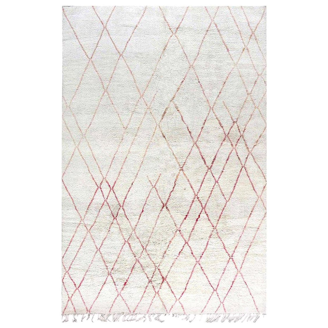 Contemporary Moroccan Geometric Wool Rug by Doris Leslie Blau