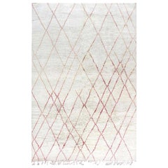 Tappeto marocchino contemporaneo in lana geometrica di Doris Leslie Blau