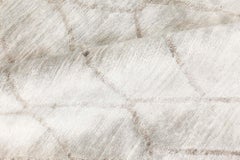 Contemporary Moroccan Gray Cashmere Carpet "Argent Vein" by Doris Leslie Blau