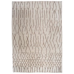 Tappeto contemporaneo con linee marocchine