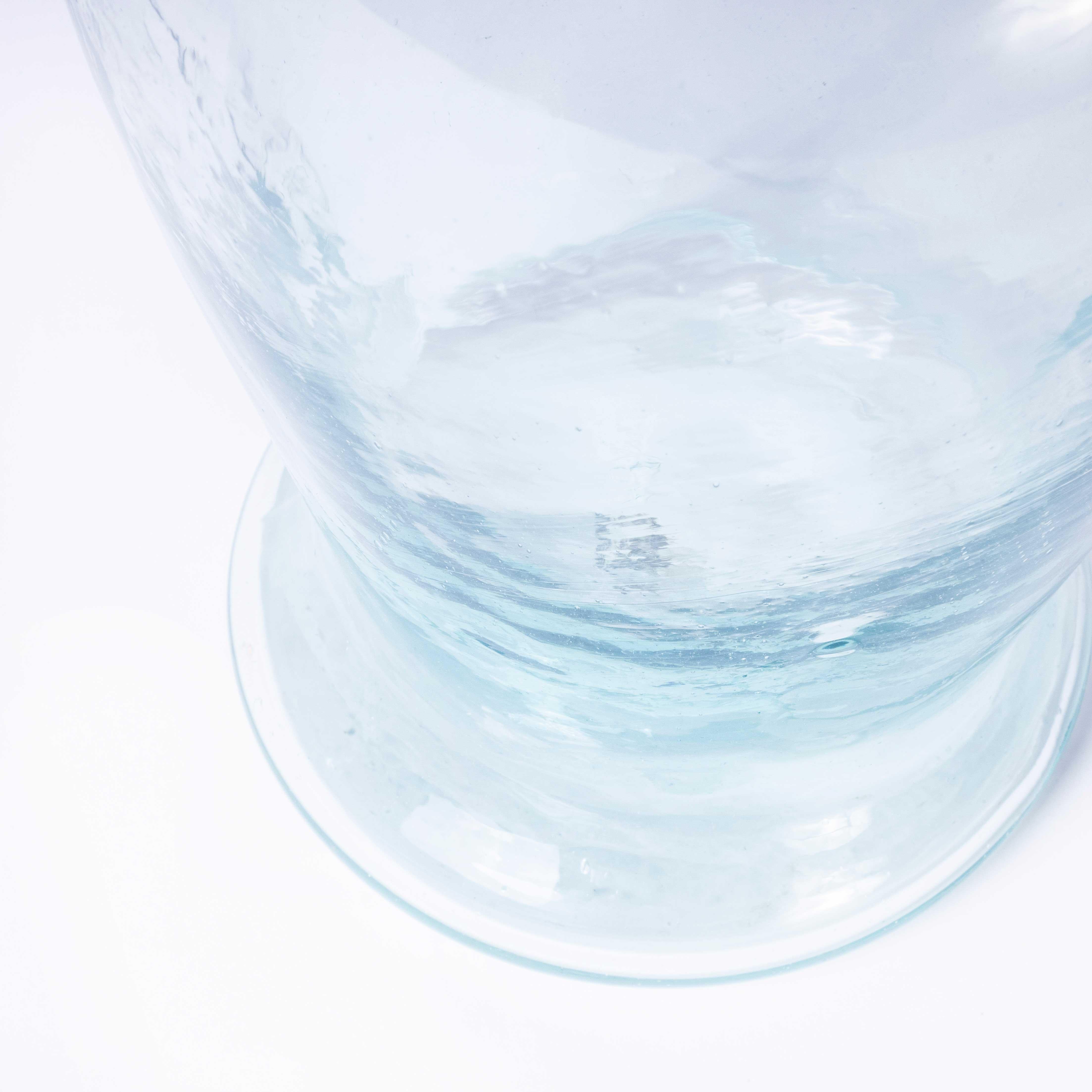Tarro de vidrio soplado marroquí contemporáneo - Transparente Marroquí en venta
