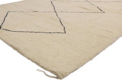 Tapis de Beni Ourain marocain moderne et biologique, le Hygge rencontre le Shibui subtil