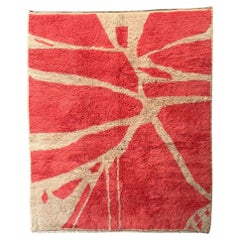 Contemporary Moroccan Rug – Handwoven Berber Artistry (8x10 ft, Ready to Ship)