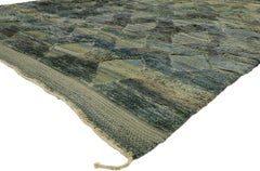 Berber Moroccan High Low Textured Rug, Biophilic Design Meets Nomadic Charm