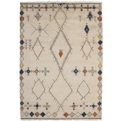 New Contemporary Moroccan Style Area Rug with Modern Tribal Design