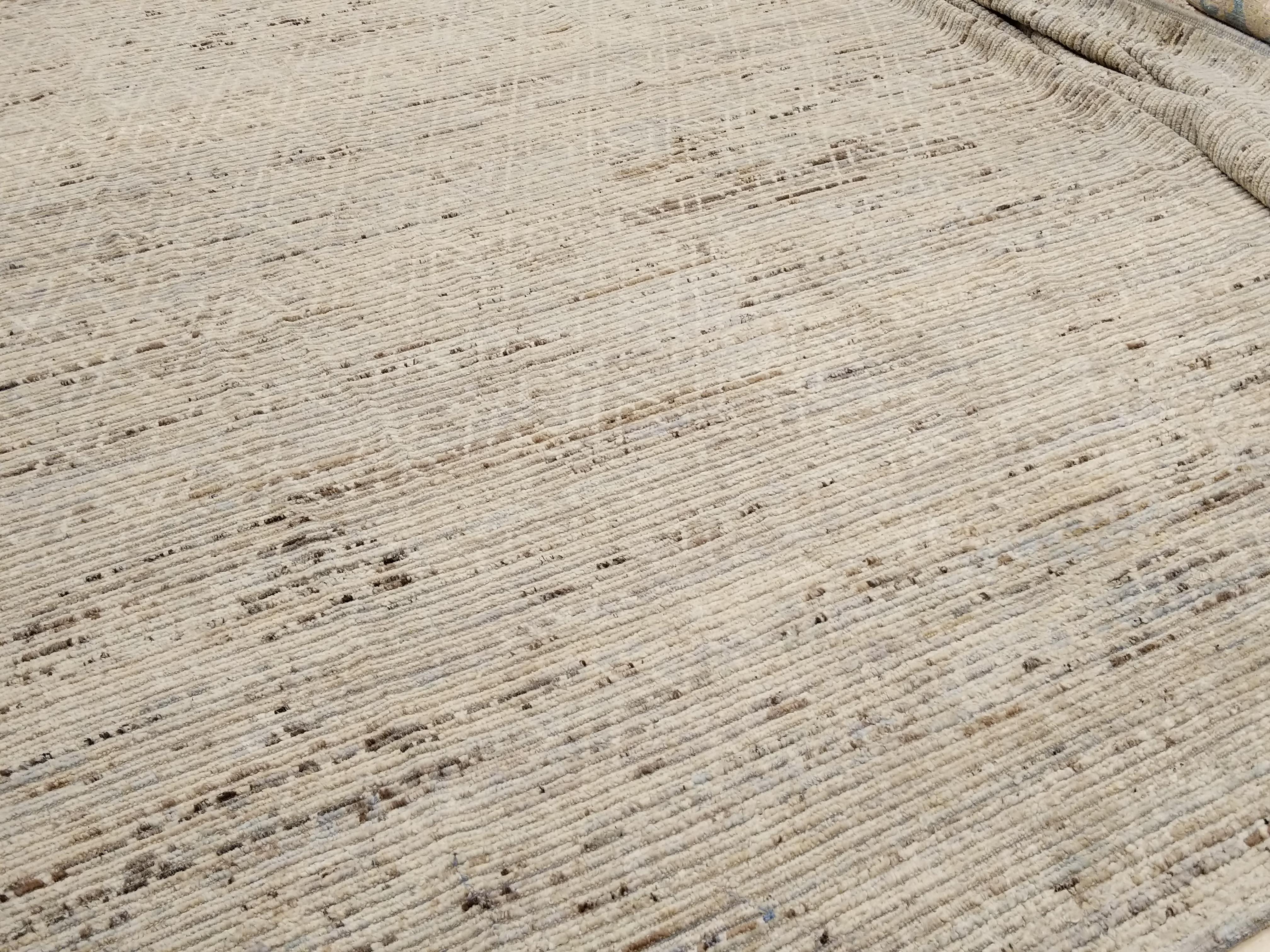 Hand-Knotted Contemporary Moroccan Style Casablanca Rug by Alberto Levi Gallery, 10'5 x 13'4 For Sale