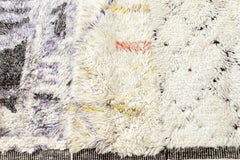 Contemporary Moroccan-Style Custom Wool Rug