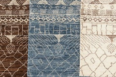 Tappeto in lana personalizzato in stile marocchino contemporaneo