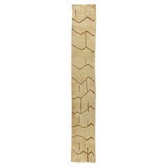 Contemporary Moroccan Style Handmade Wool Runner by Doris Leslie Blau