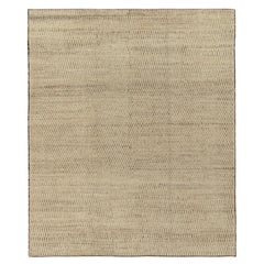 Contemporary Moroccan Style Rug in Beige and Brown by Rug & Kilim