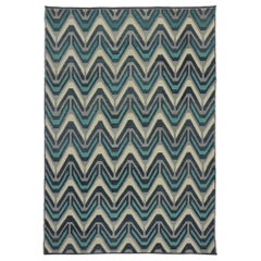 Contemporary Moroccan Style Rug with Retro Postmodern Design