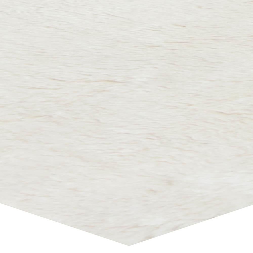 Contemporary Moroccan Style White Handmade Wool Rug by Doris Leslie Blau In New Condition For Sale In New York, NY