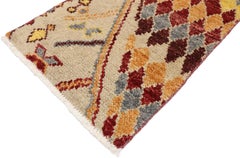 Contemporary Moroccan Wagireh Rug