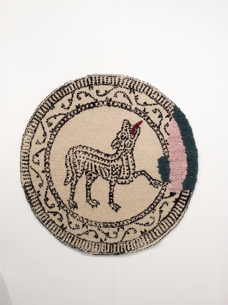 Contemporary Mosaic Wool Carpet For Sale at 1stDibs