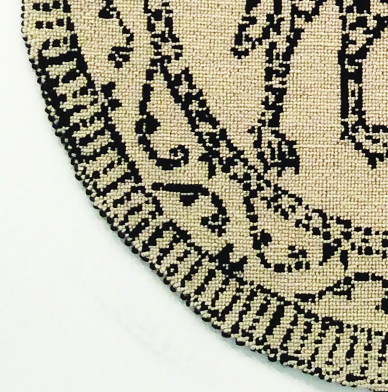 Contemporary Mosaic Wool Carpet For Sale at 1stDibs