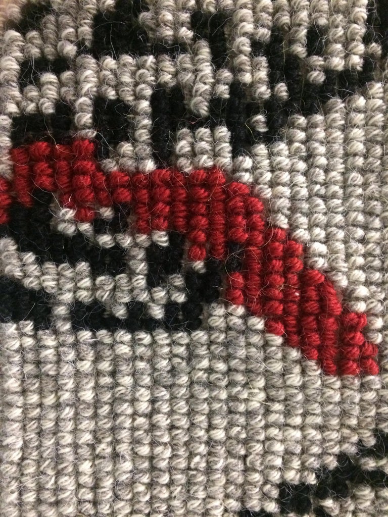 Contemporary Mosaic Wool Carpet For Sale at 1stDibs