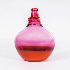 Contemporary Mouthblown Vessel Wide Fire - Jahday Ford