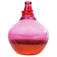 Contemporary Mouthblown Vessel Wide Fire - Jahday Ford