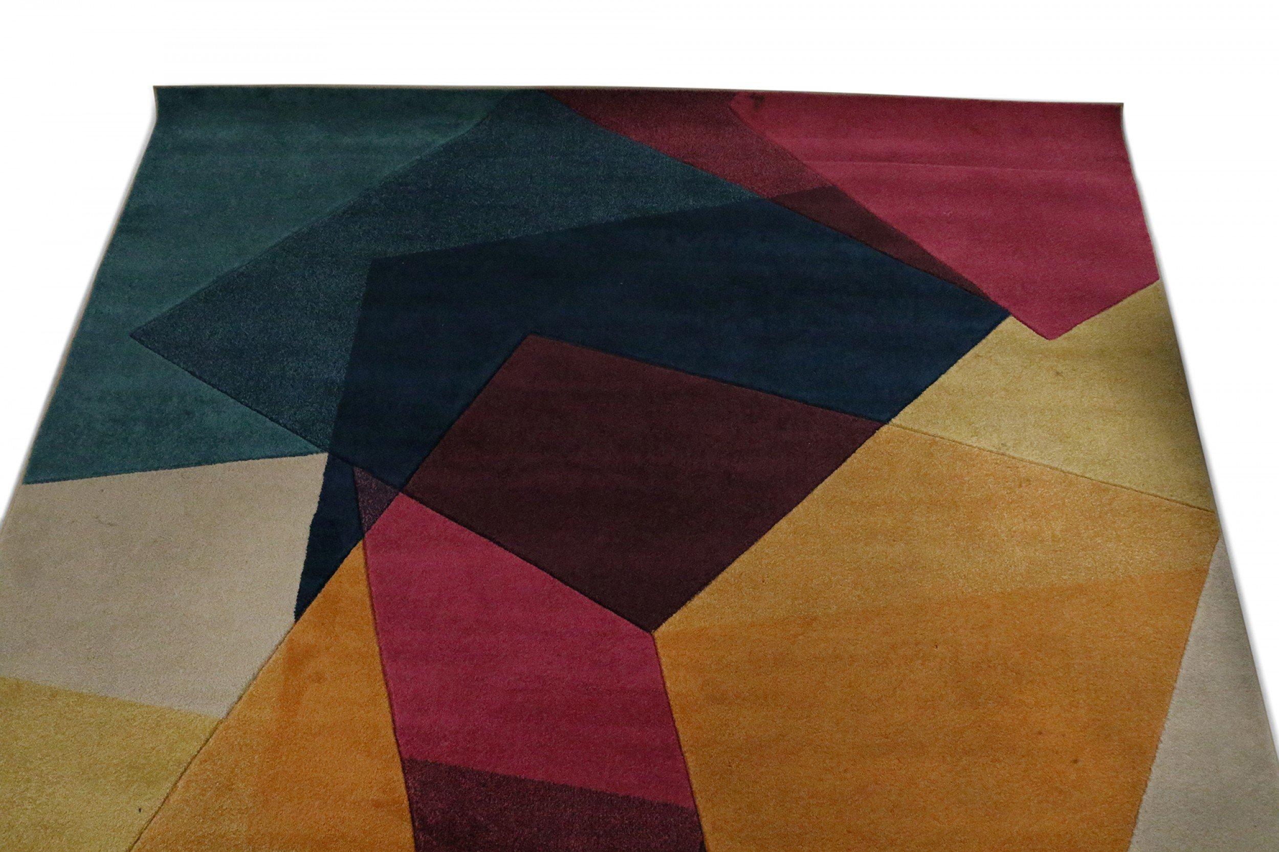 colorful geometric rugs