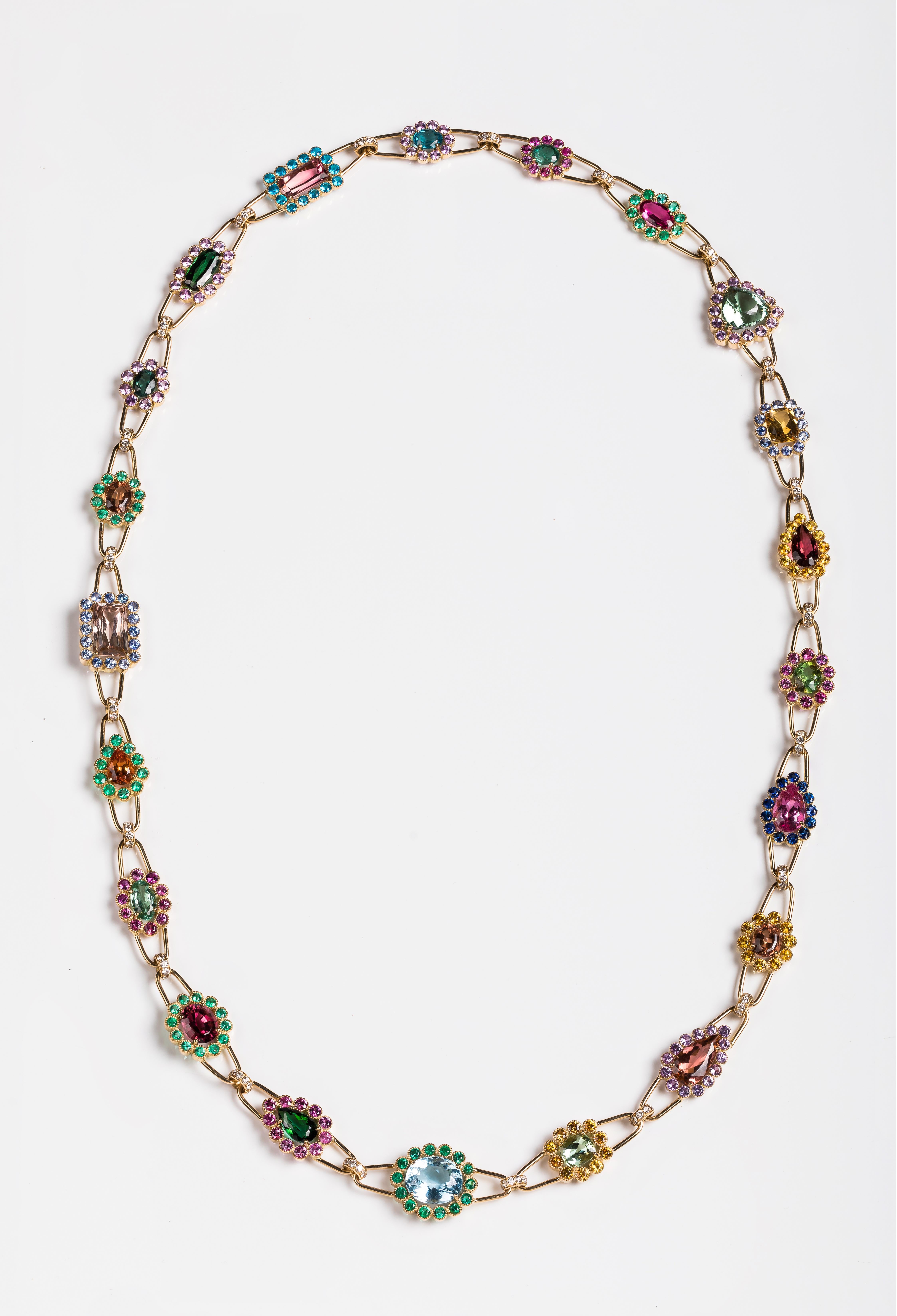Rosior by Manuel Rosas Contemporary Link Necklace with 80 cm ( 31.5