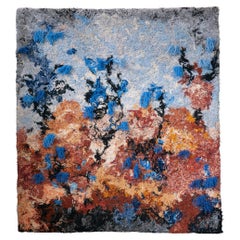 Contemporary multicolour Blue Moon Land tapestry Alfie Furry Friends