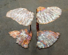 Contemporary multicolour Forged aluminium bronze Stool by Conrad Hicks